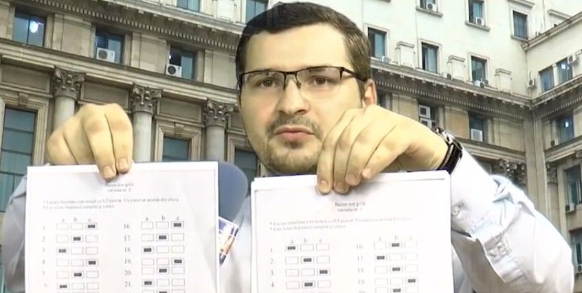 A dat un banal test grilă la Poliţie, dar ce a descoperit l-a pus pe gânduri!