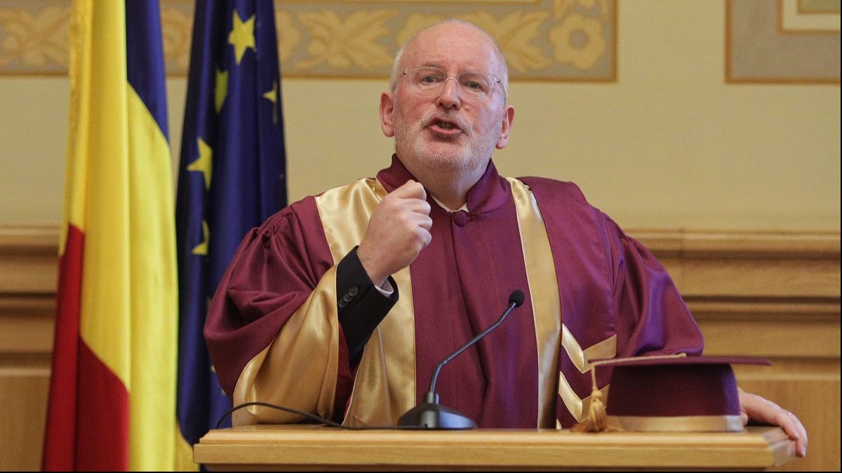 Frans Timmermans: Când statul de drept e amenințat, presa va fi automat asasinată