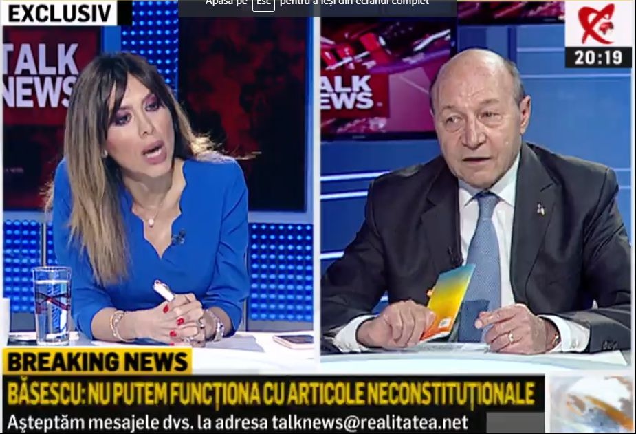Traian Băsescu, o nouă lovitură de teatru: e primul pe listă la europarlamentare