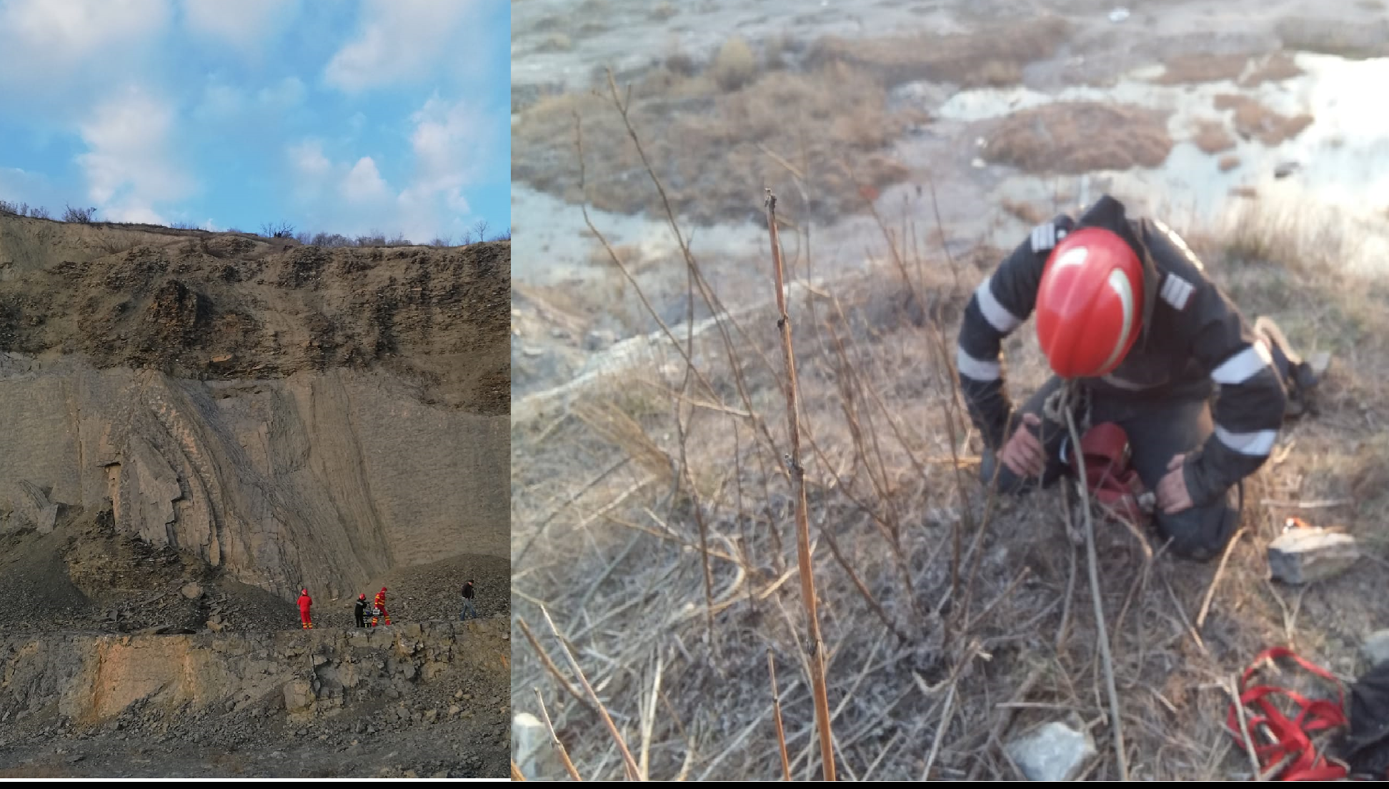 Două fete de 15 ani, căzute în gol în cariera unei mine