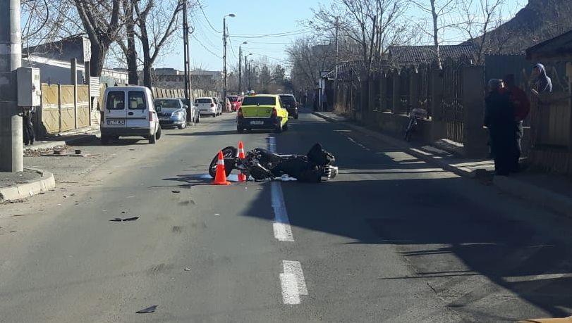 Tulcea: Un motociclist a murit într-un cumplit accident. Nu avea permis de conducere