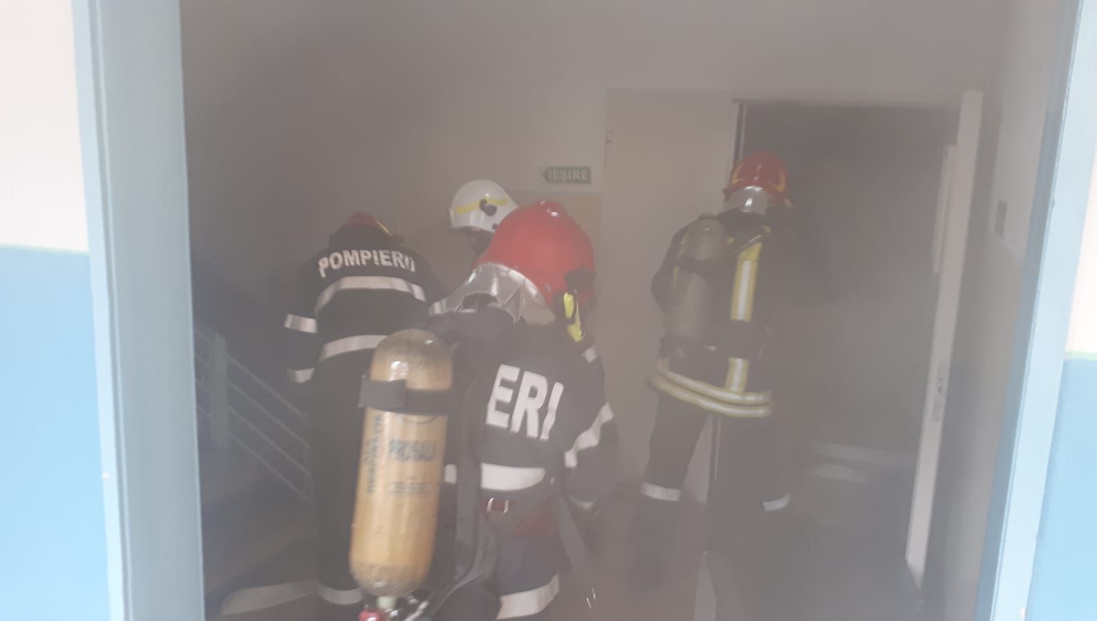 Incendiu provocat de o ţigară la Spitalul Județean de Urgență din Alba Iulia