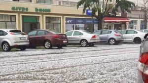 Coşmar în Bacău, grindina a făcut prăpăd după vizita Vioricăi Dăncilă (VIDEO)