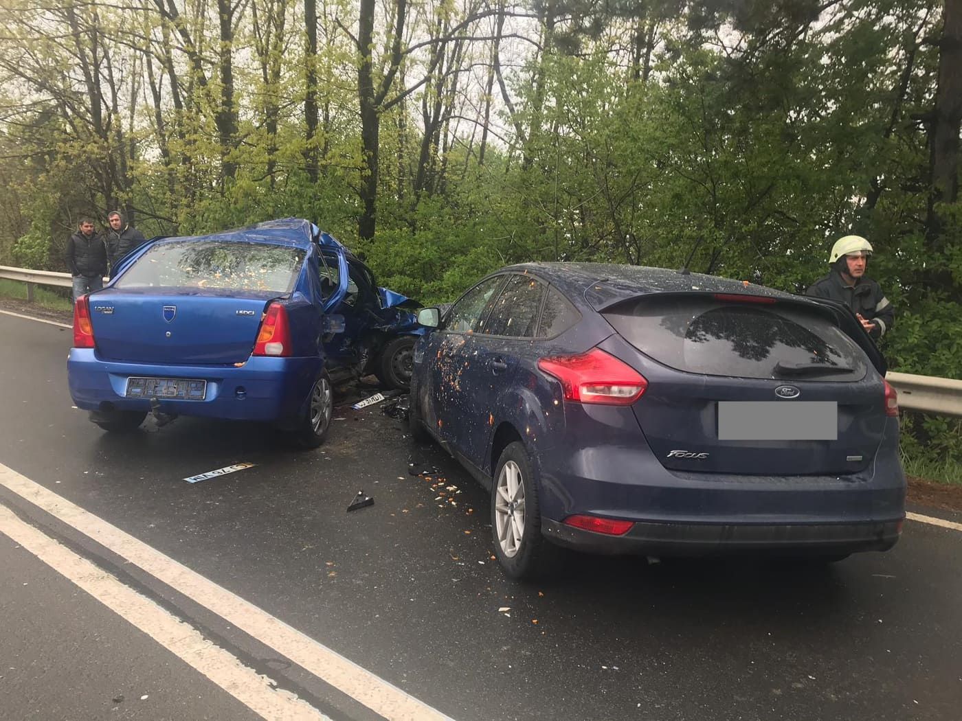 Accident mortal, la Cluj. Impact devastator între două maşini