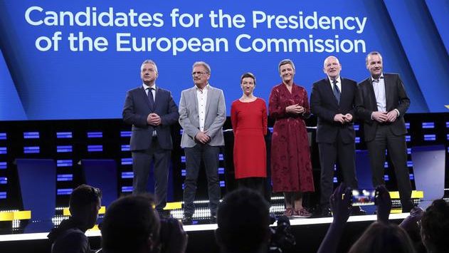 Europarlamentare 2019. Candidații pentru șefia Comisiei UE s-au ciocnit într-o dezbatere televizată