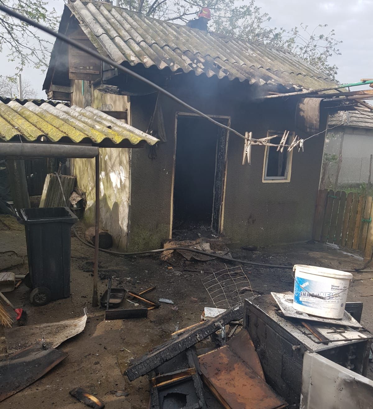 Grav accident în jud. Constanţa, bătrân ucis de explozia unei butelii (VIDEO)