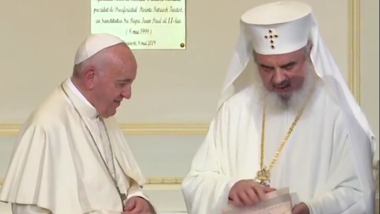 Papa Francisc și Patriarhul Daniel