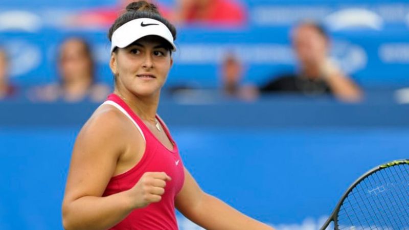 Bianca Andreescu, surprinsă sexy într-un club de noapte