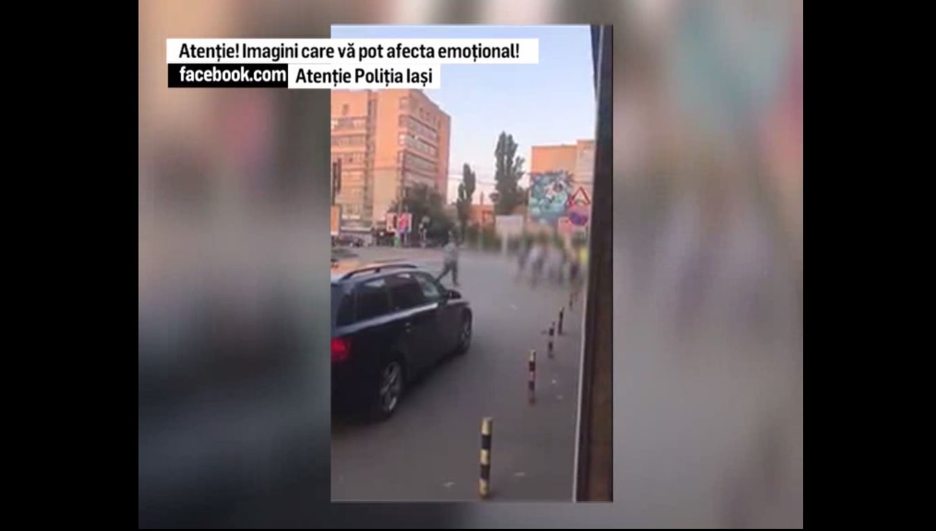 Stradă transformată în ring de box. Oamenii au privit îngroziți