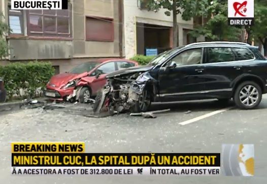 Pedeapsa primită de șoferul lui Răzvan Cuc, după accidentul din Capitală