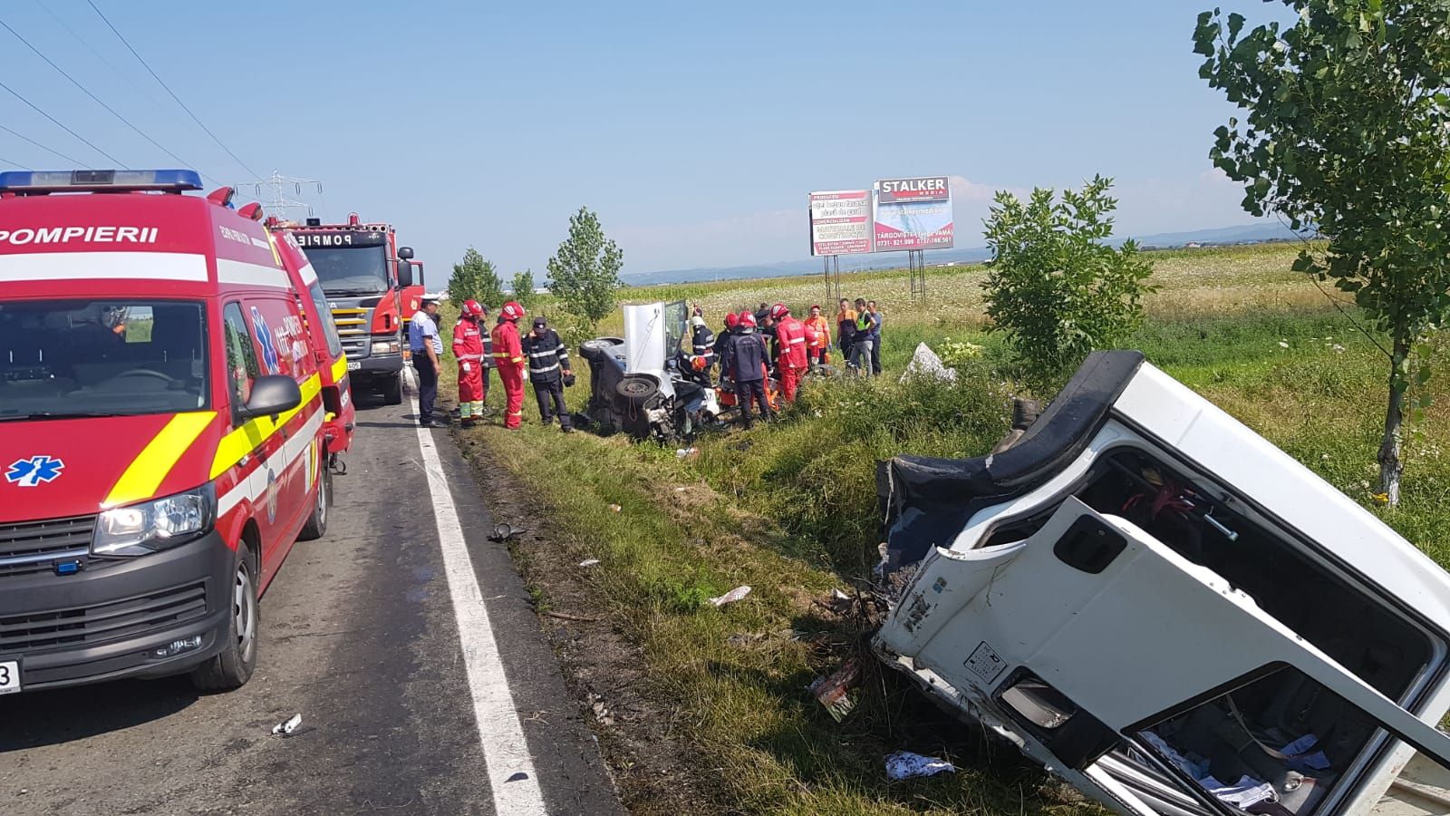 Accident groaznic pe DN 71 Târgovişte-Bucureşti: 4 morţi