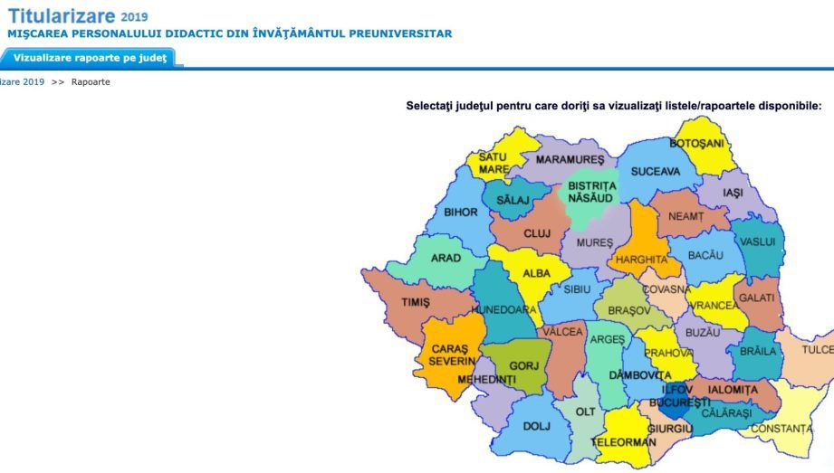 EDU.ro Rezultate Titularizare 2019 // Ierarhia pe județe și în București