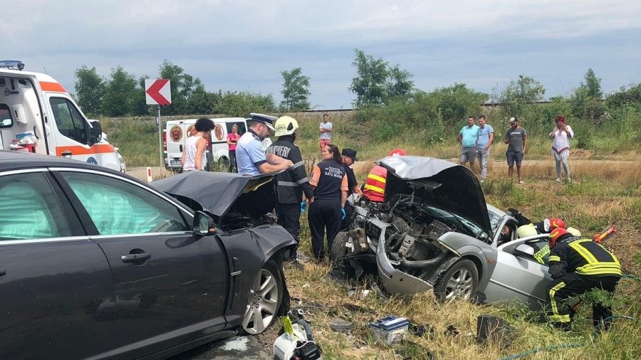 Accident cumplit, în Satu Mare: 4 victime, între care o gravidă