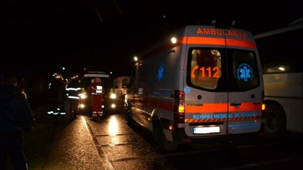 Accident îngrozitor la ieșirea din Orăștie. Un camion a spulberat o căruță