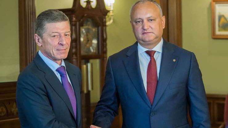 Igor Dodon a fost la Moscova, unde s-a întâlnit cu Kozak și șeful Gazprom