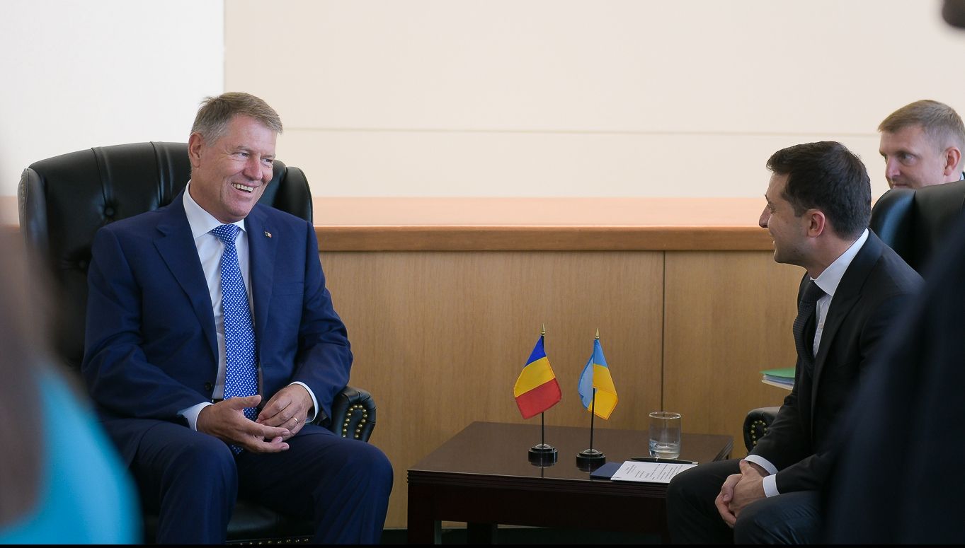 Prima întâlnire a lui Klaus Iohannis cu președintele ucrainean
