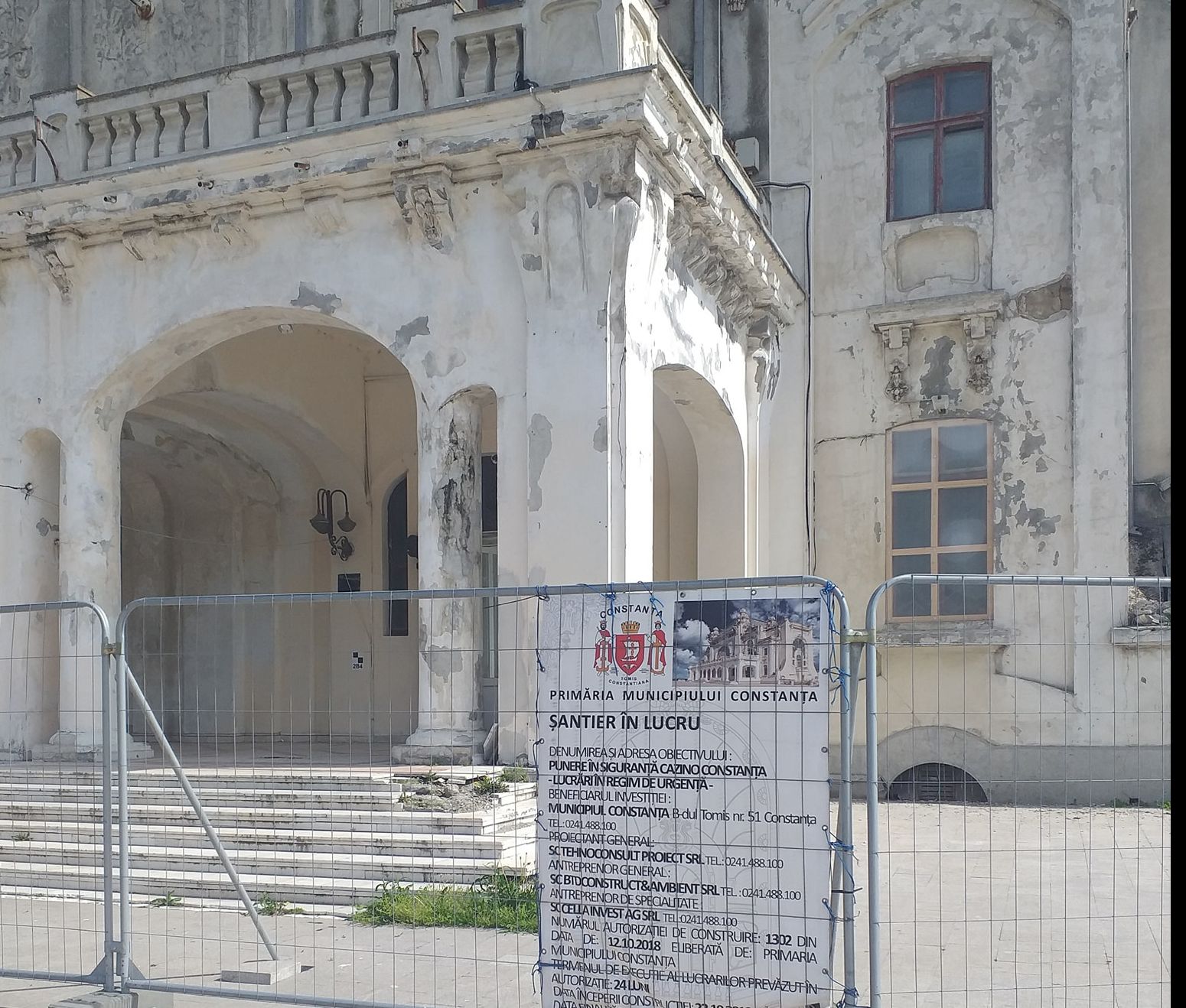Dăncilă promite în campanie că unul dintre simbolurile țării, Cazinoul din Constanţa, va fi refăcut
