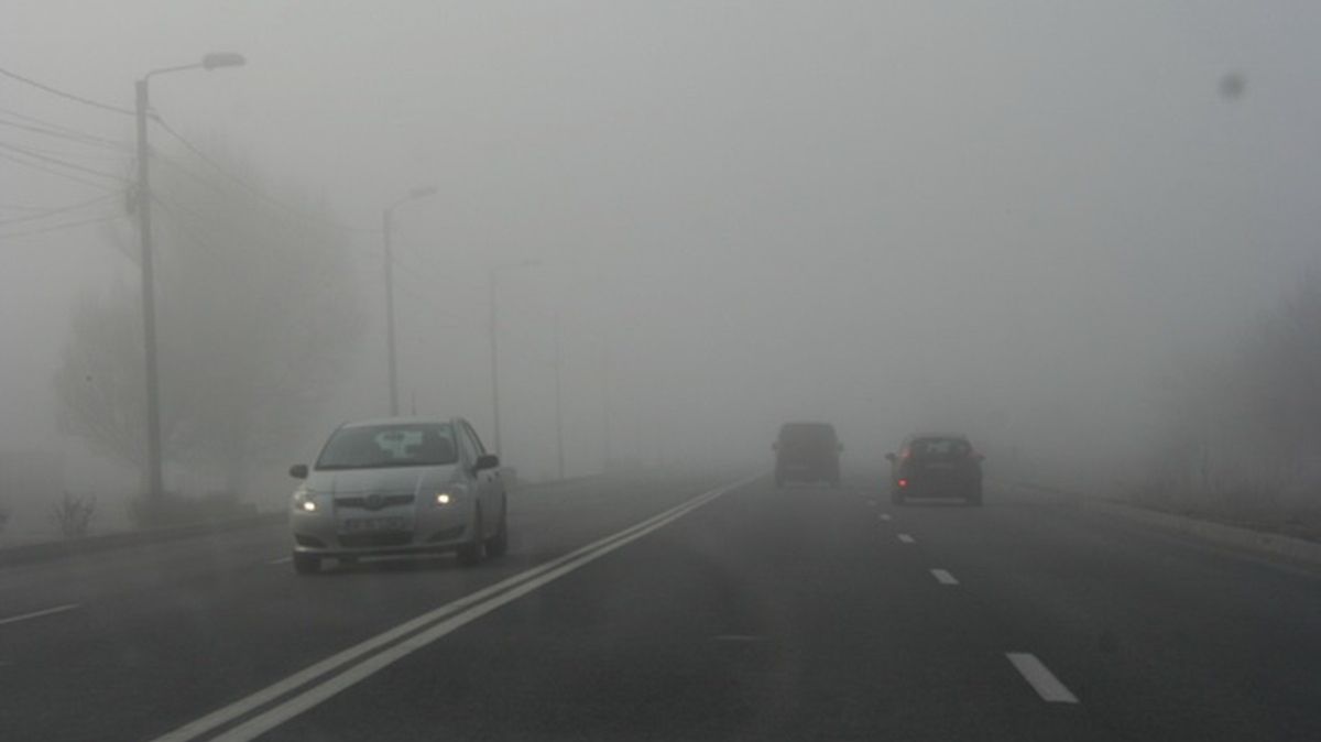 Cod galben de ceață! Vizibilitatea scade sub 50 de metri, în unele zone