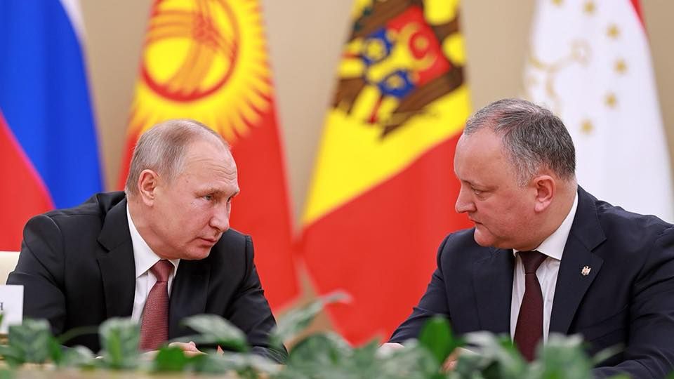 Vladimir Putin si Igor Dodon