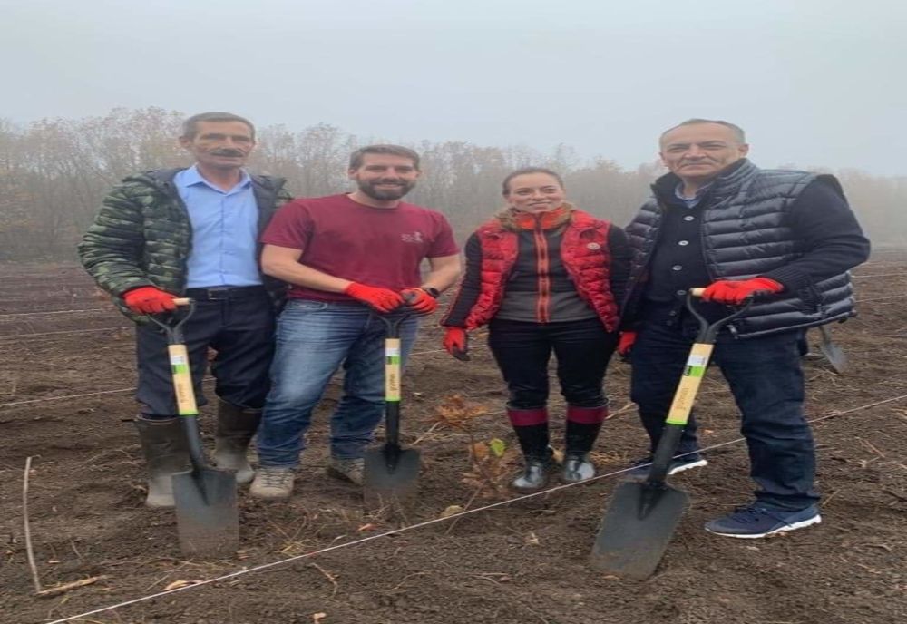  Principele Nicolae a ieşit la plantat copaci. Nu a fost singur, ci însoţit de soția lui şi sute de voluntari