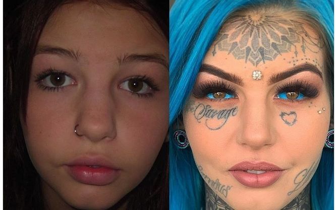 Tânăra care și-a făcut tatuaje pe pupilele ochilor a orbit subit