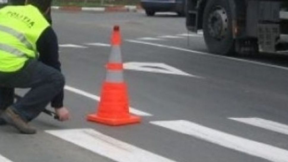 Bărbat lovit pe trecerea de pietoni, la Sfântu Gheorghe