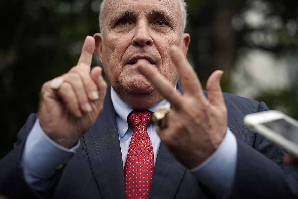 Ce a căutat Rudy Giuliani la Kiev?