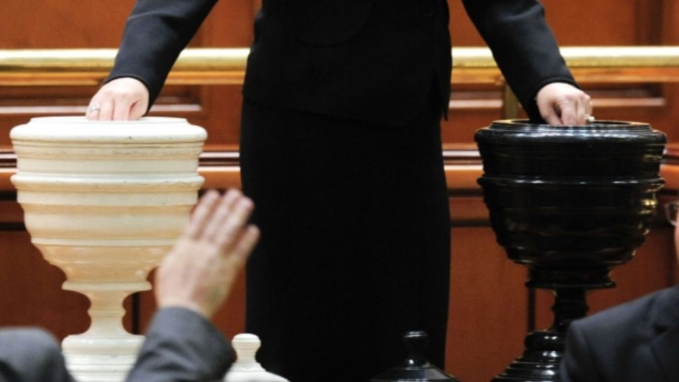 Vot Parlament moțiune - imagine de arhivă