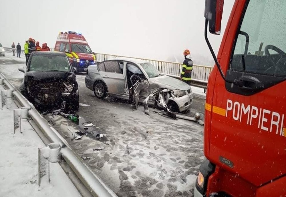 Accident grav, în jud. Satu Mare: 3 persoane au ajuns la spital
