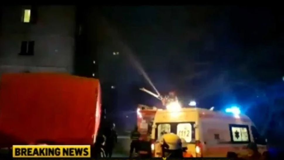 Incendiu la Iasi în "Blocul Fantomei"