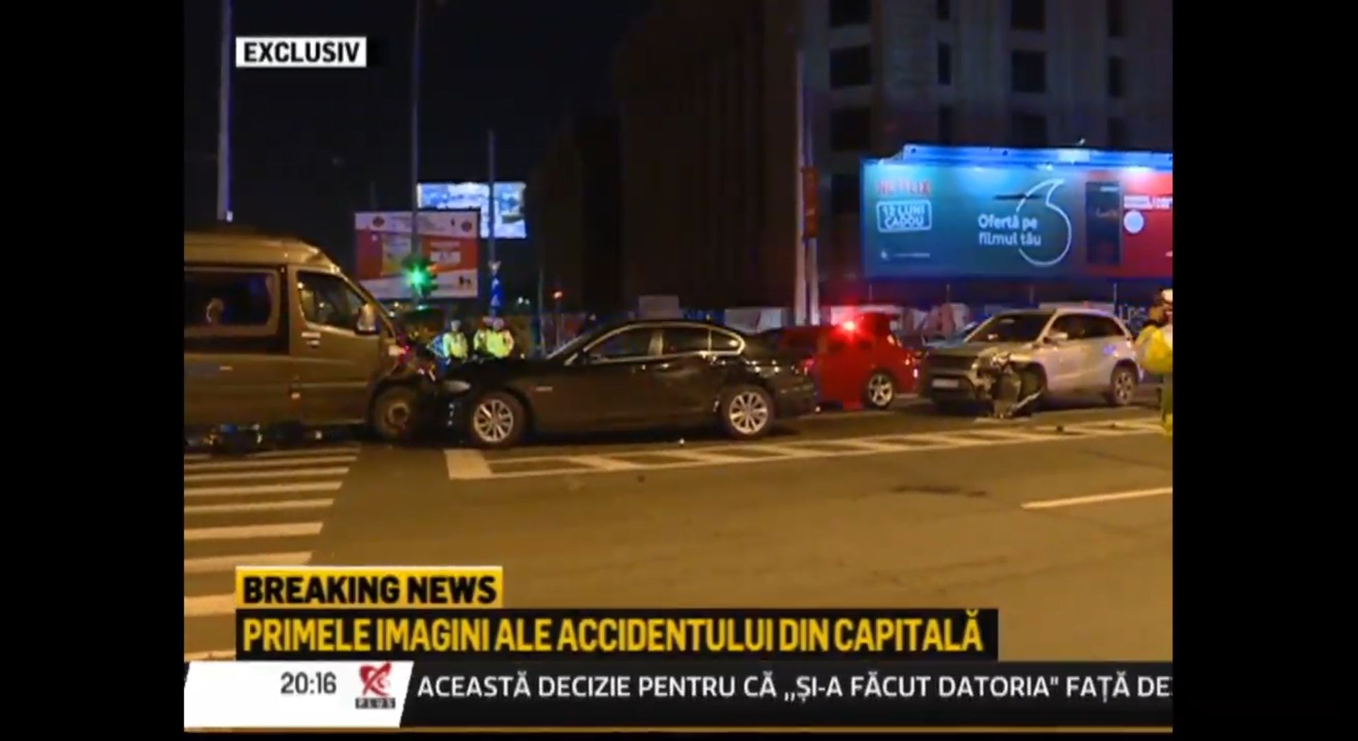 VIDEO Accident grav pe Calea Plevnei din București. 21 de persoane implicate