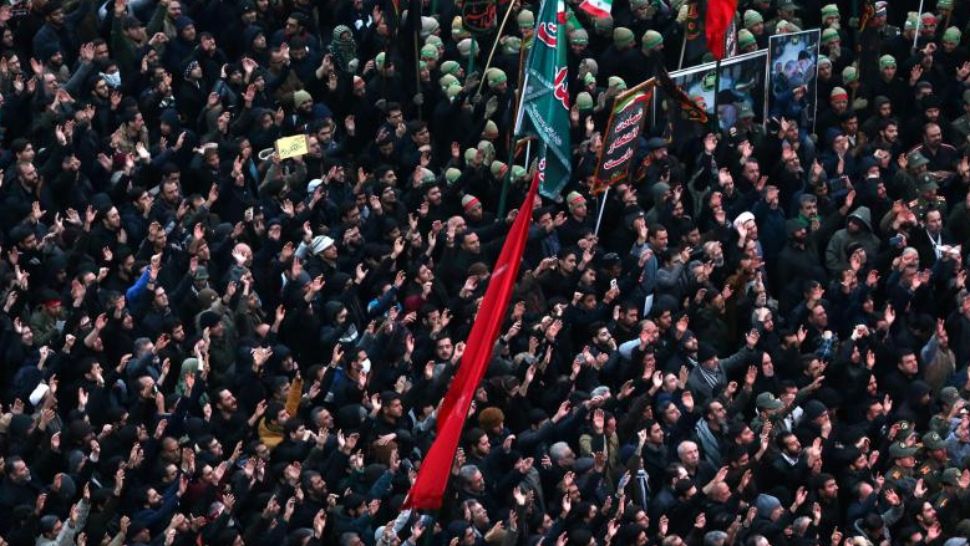 Înmormântarea generalului iranian Qassem Soleimani Foto: RFI