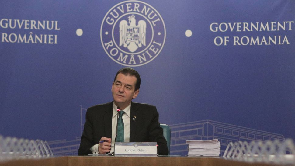 Premierul Ludovic Orban Inquam Photos/ Octav Ganea