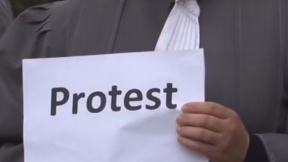 Grefierii protestează/ Arhivă foto