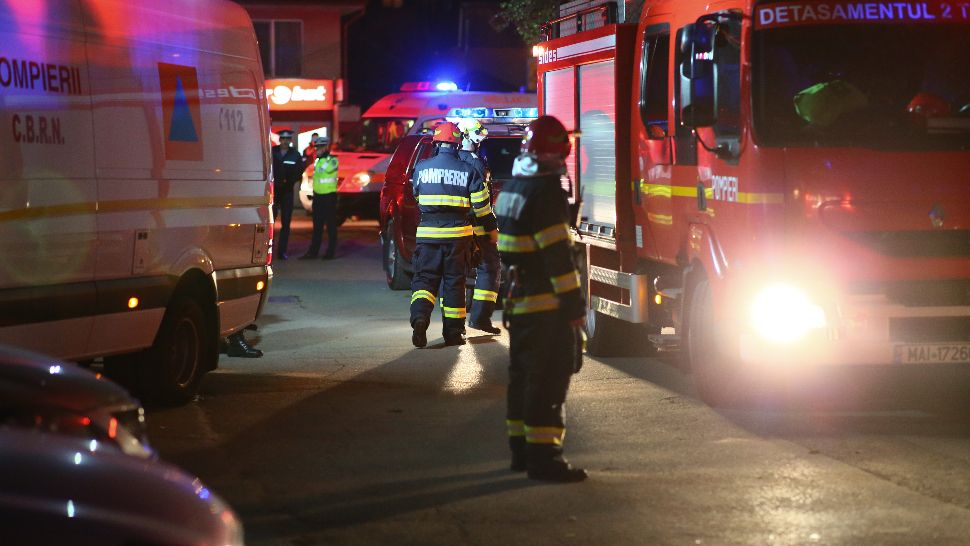 Ce a pățit bărbatul care a incendiat un bloc din Buzău în prima zi din 2020