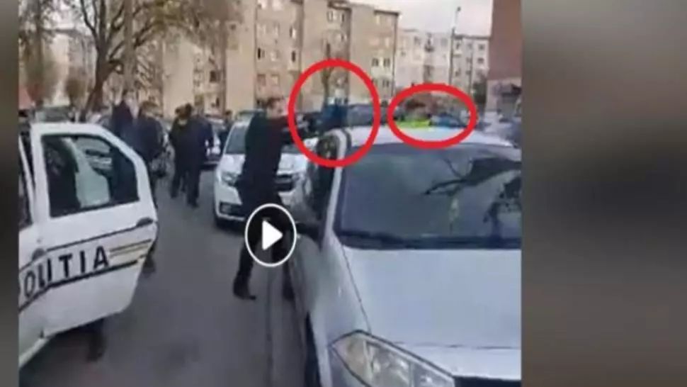 hunedoara, incident politisti