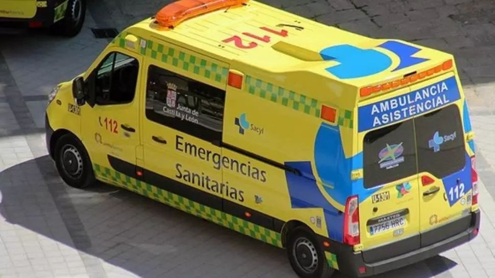 Ambulanță Spania - imagine cu notă sugestivă