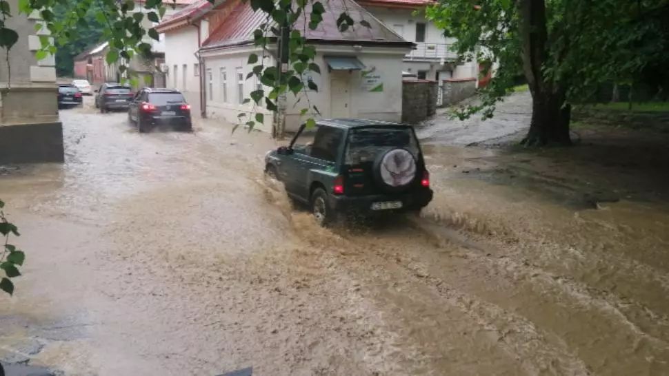 Inundații Oravița, jud. Caraș-Severin