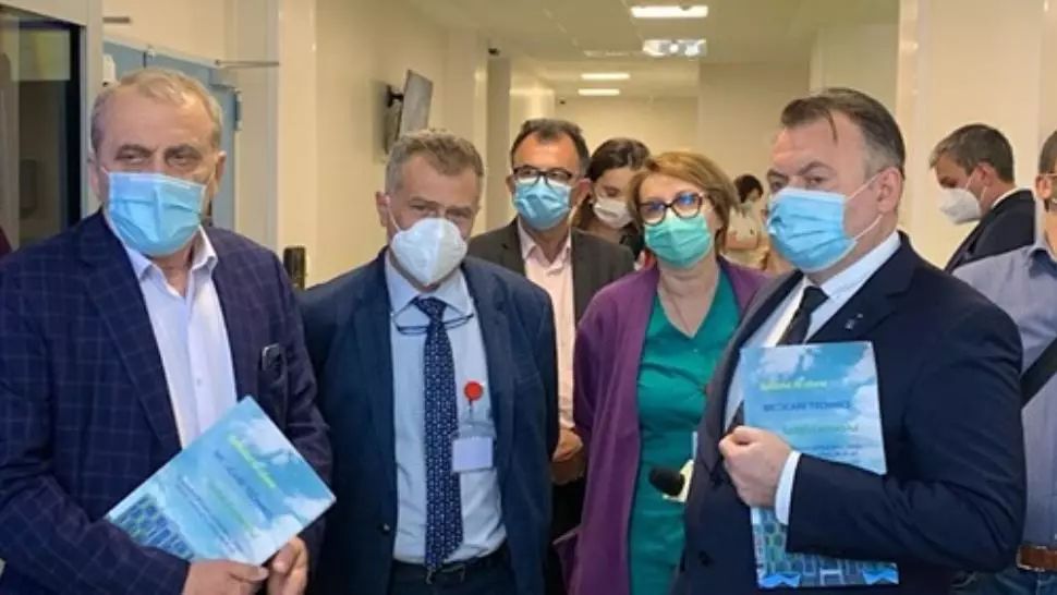 Nelu Tătaru, în control la Spitalul Orășenesc din Mioveni