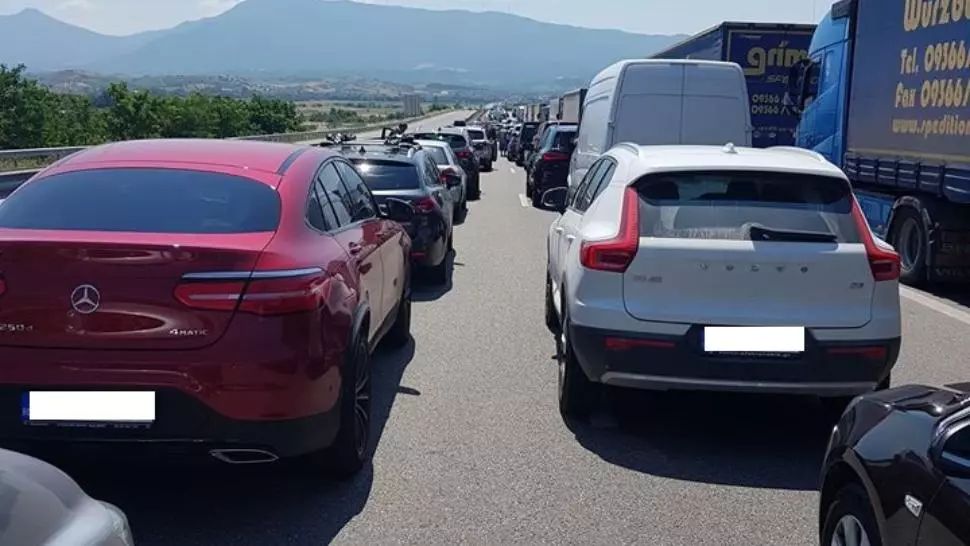 cozi kilometrice la vama Kulata-Promachonas