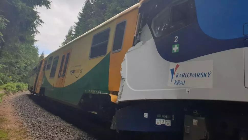 Grav accident feroviar în Cehia Foto: Twitter.com