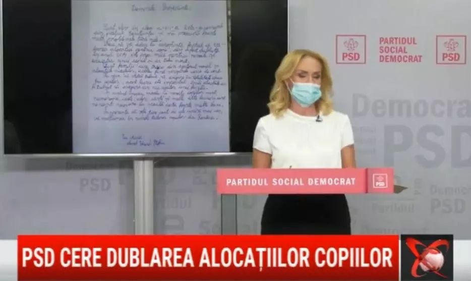 Firea: Guvernul trebuie să dubleze alocația. Oferta de 15% arată lipsă de respect față de copii