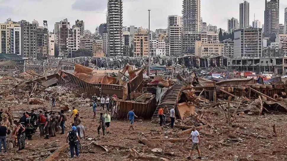 Beirut după explozie