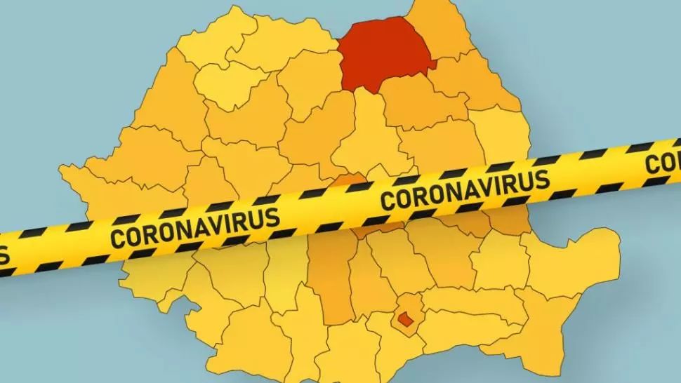 România infectată de CORONAVIRUS. Statistica pe județe | Principalele focare și zonele cu puține cazuri - TABEL