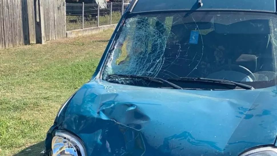 Accident foarte grav în județul Vălcea: bărbat spulberat pe șosea de un șofer în prag de comă alcoolică Foto: Gazeta Vâlceană