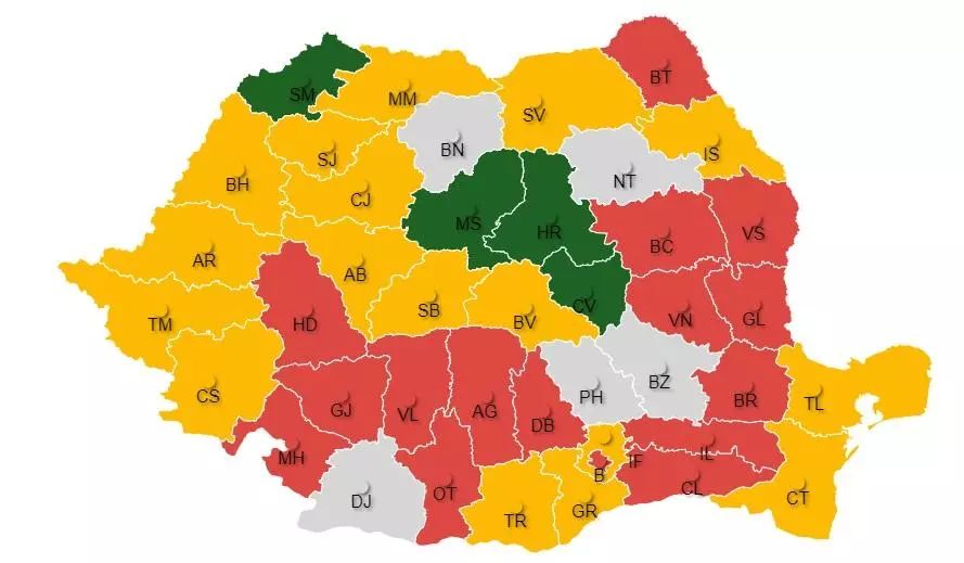 Rezultate parțiale alegeri locale 2020. HARTA PREȘEDINȚILOR consiliilor județene