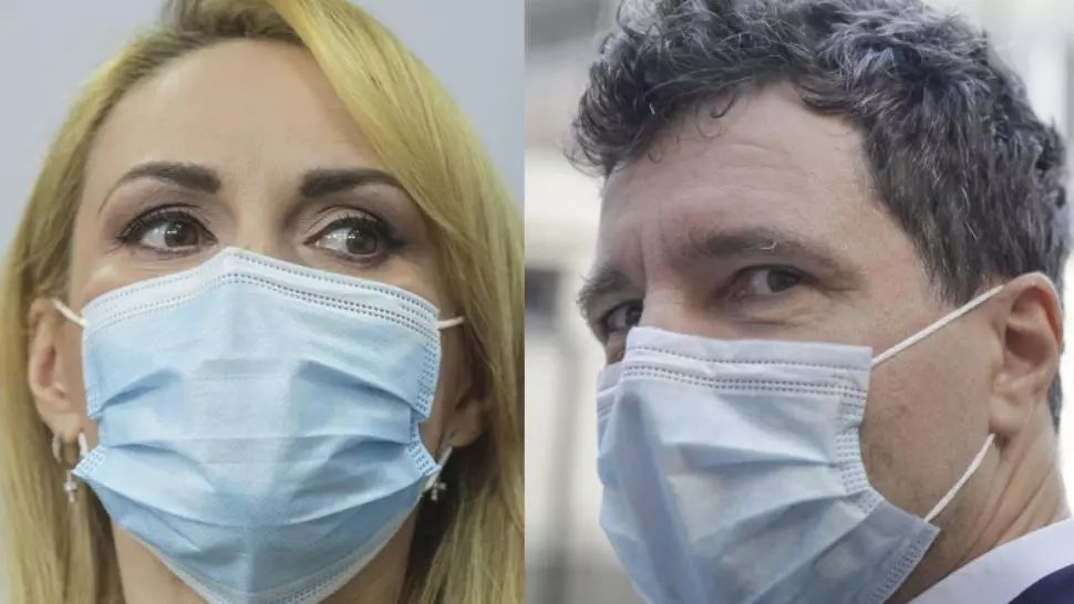 Gabriela Firea și Nicușor Dan Foto: Inquam Photos