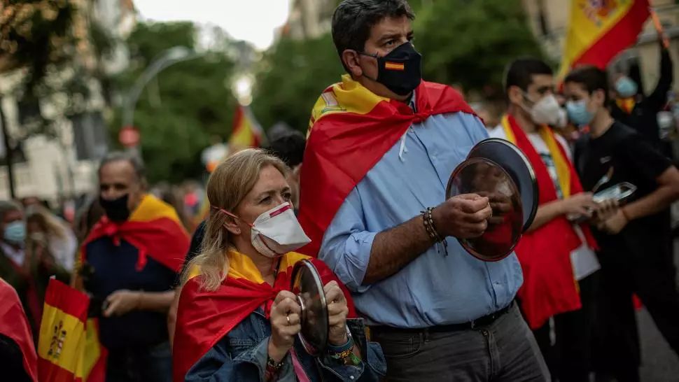 Proteste de amploare în Spania. Angajații Horeca, nemultumiți ca rămân fără locuri de muncă din cauza restricțiilor