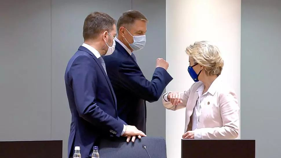 Președintele Klaus Iohannis la summitul de la Bruxelles. Foto: Twitter