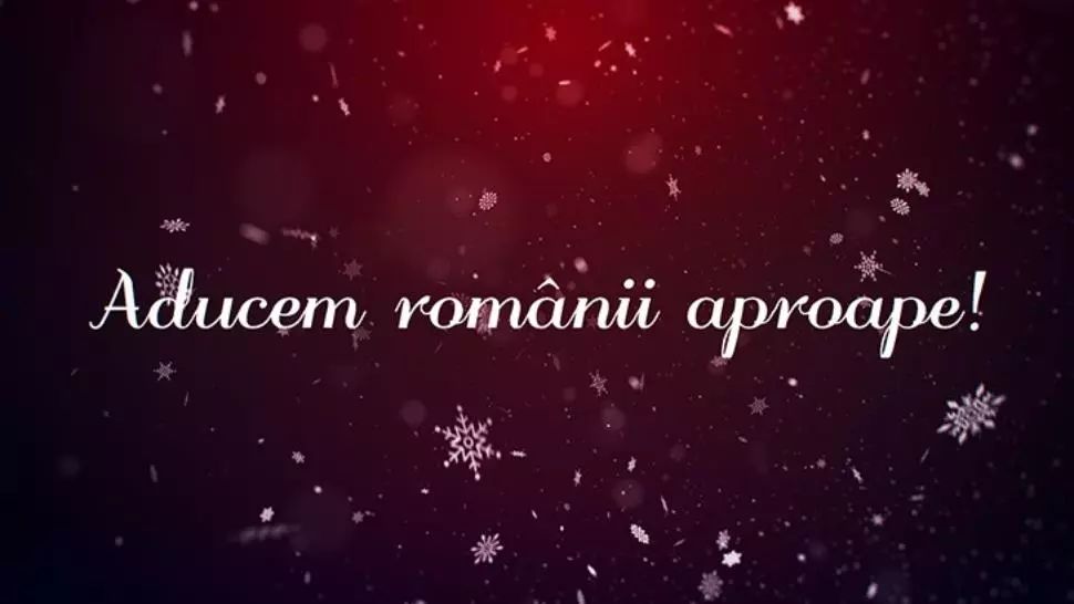 Realitatea PLUS voi! Împreună aducem familiile aproape - trimite un mesaj de suflet pentru români